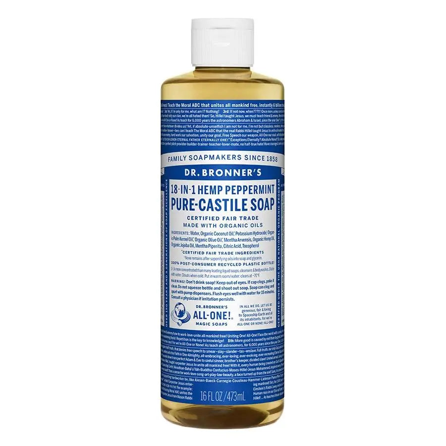 Dr. Bronner's 18-in-1 Pure-Castile Soap (16 oz)