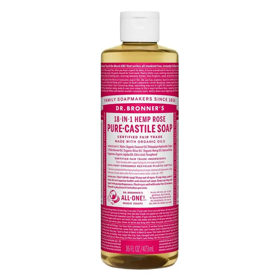 Jabón de Castilla puro 18 en 1 del Dr. Bronner (16 oz)