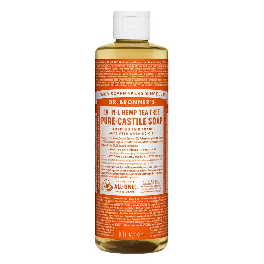 Dr. Bronner's 18-in-1 Pure-Castile Soap (16 oz)