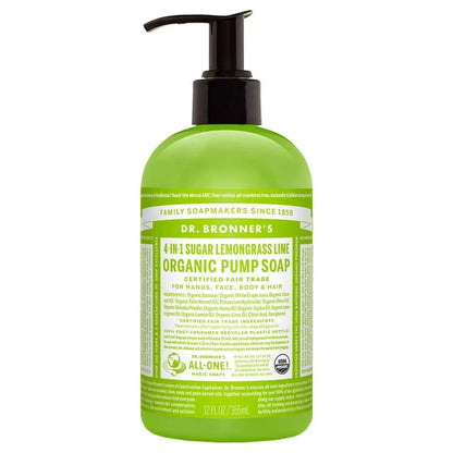 Jabón de azúcar orgánico del Dr. Bronner (12 oz)