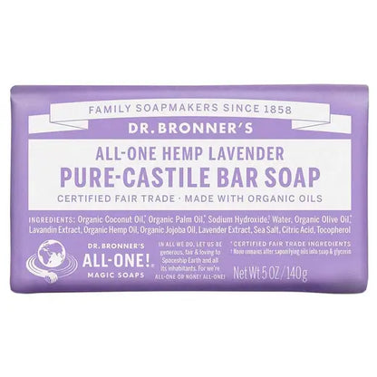 Jabón en barra de Castilla del Dr. Bronner (5 oz)