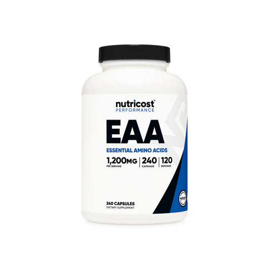 Nutricost EAA Capsules (1,200 MG) (240 Capsules)