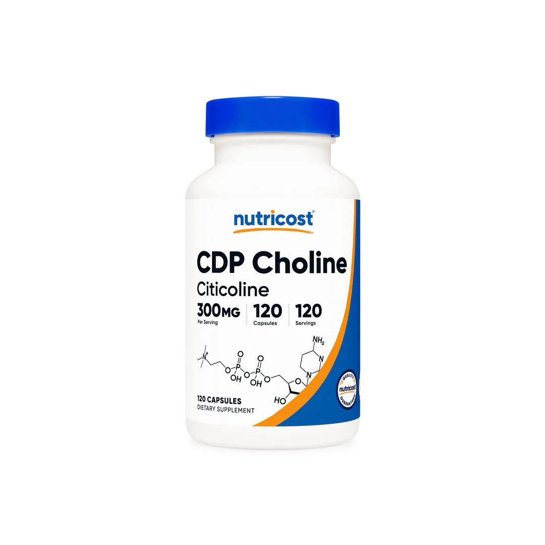 Nutricost CDP Choline Capsules (300 MG)