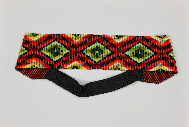 手工大钻石弹力发箍 - 多色珠子（Chaquiras）