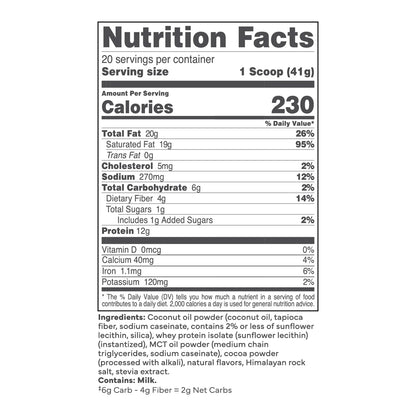 KetoLogic Meal Replacement Shake (20 SERV)