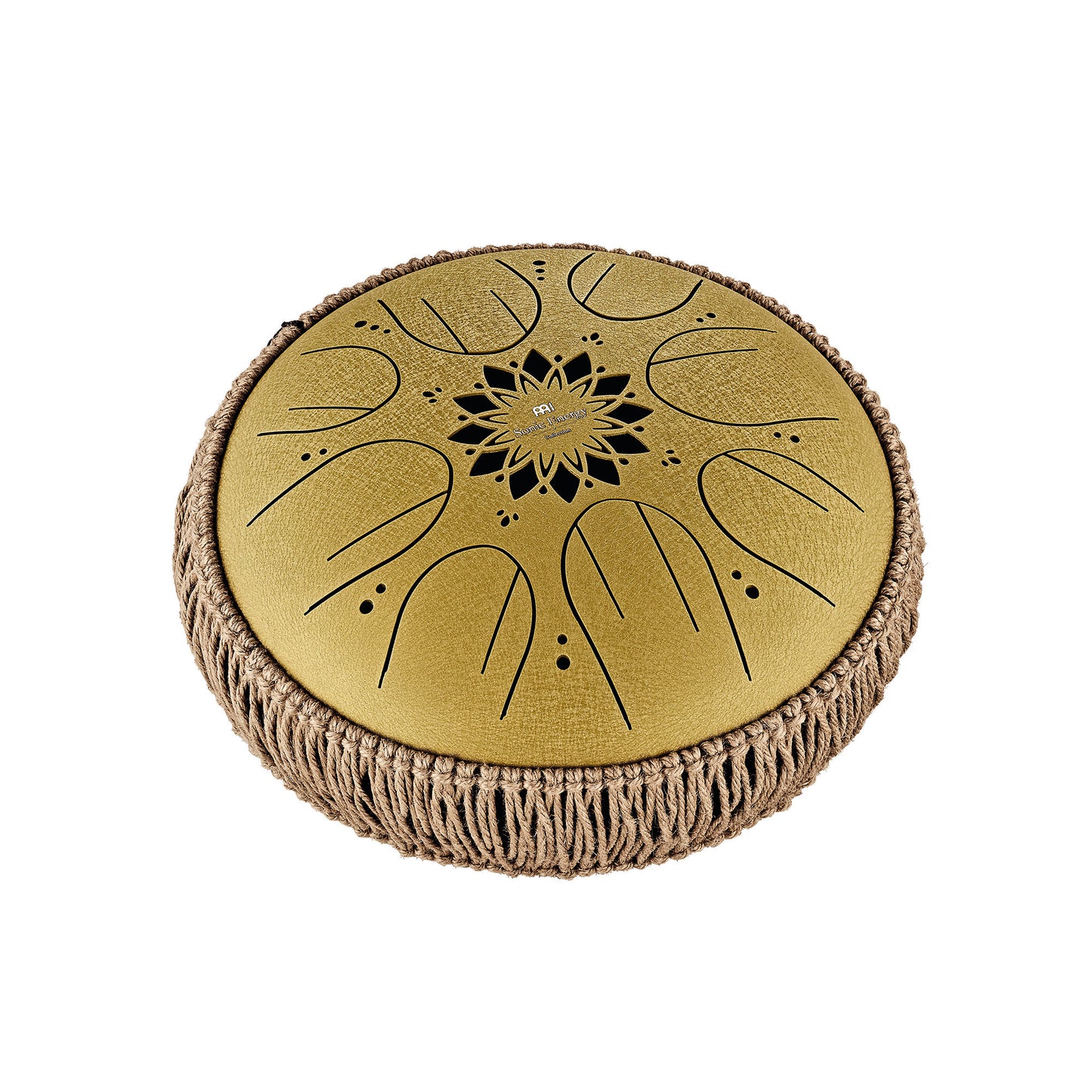 Meinl Medium Octave Steel Tongue Drum - C Major, Gold, 432hz