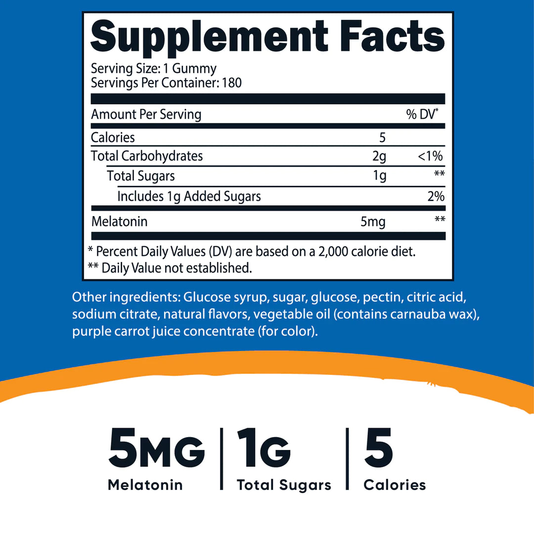 Melatonin-Fruchtgummis (180 Fruchtgummis)