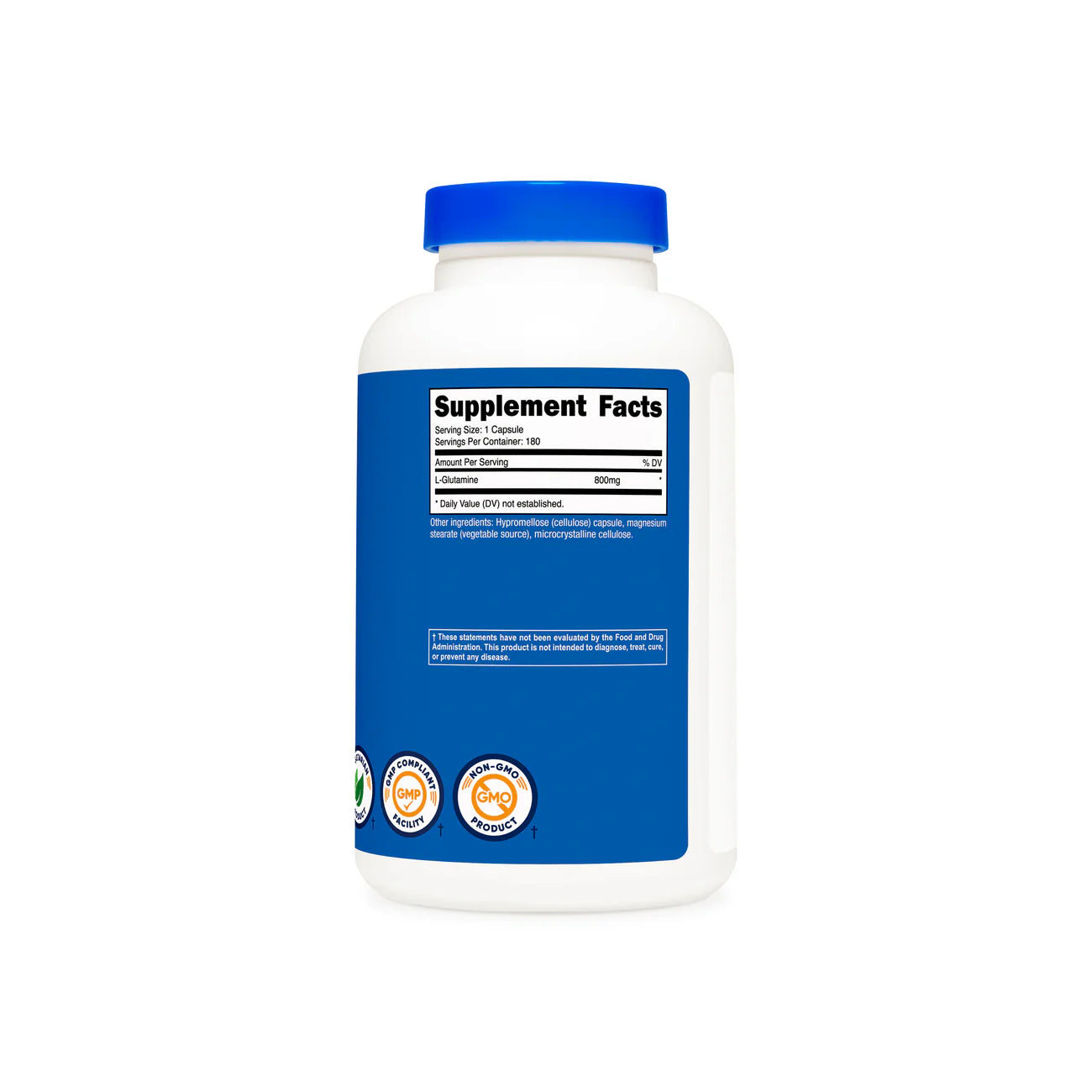 Nutricost L-Glutamine Capsules (180 CAPS)