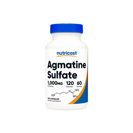 Nutricost Agmatine Sulfate Capsules (120 Capsules)