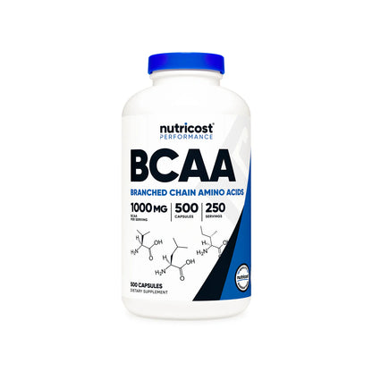 Gélules BCAA (1000 MG) (500 gélules)