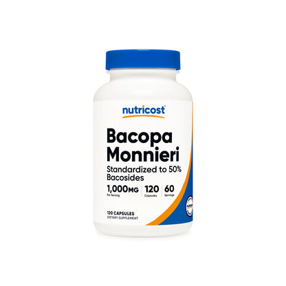 Nutricost Bacopa Monnieri Capsules (120 Capsules)