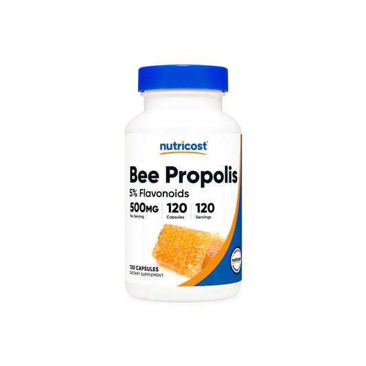 Nutricost Bee Propolis Capsules [5% Flavonoids] (500 MG) (120 Capsules)