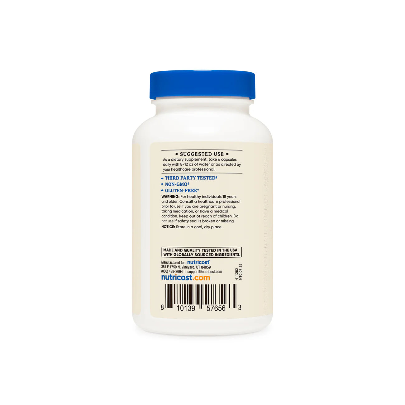 Nutricost Grass-Fed Beef Organs Capsules (180 Capsules)