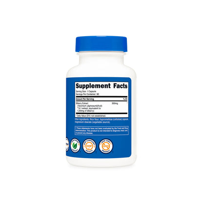 Nutricost 越橘胶囊（90粒装）