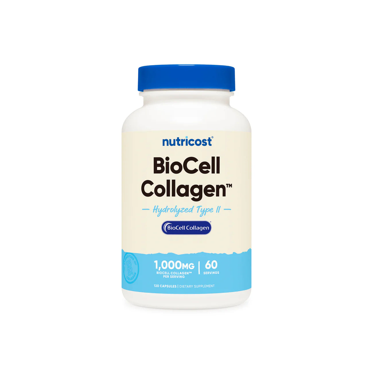 Nutricost BioCell Collagen Capsules (120 CAPS)