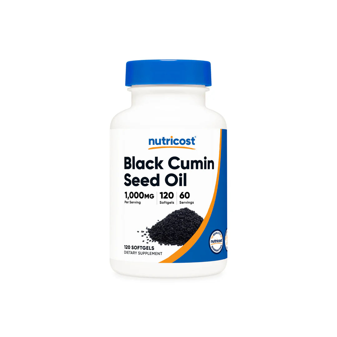 Nutricost Black Cumin Seed Oil Softgels (120 Softgels)