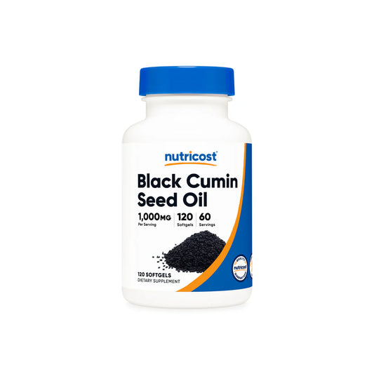 Nutricost Black Cumin Seed Oil Softgels (120 Softgels)