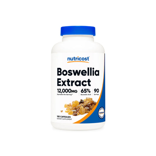 Nutricost Boswellia Extract 65% Boswellic Acid Capsules (180 CAPS)