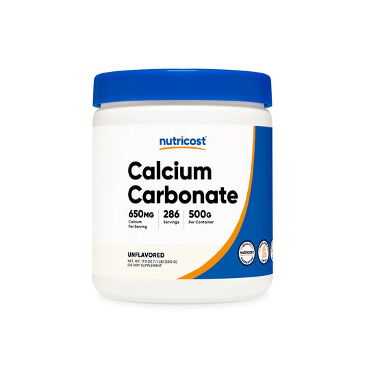 Nutricost Calcium Carbonate Powder (500G)