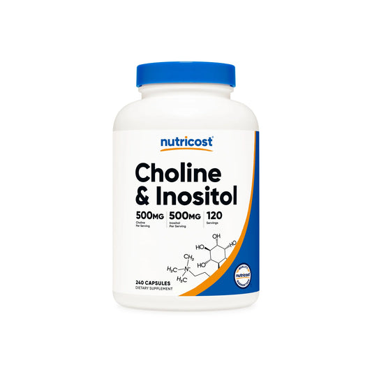 Nutricost Choline & Inositol Capsules (240 CAPS)