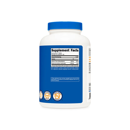 Nutricost Calcium (600 MG) Vitamin D3 (25 MCG) Tablets (240 Tablets)