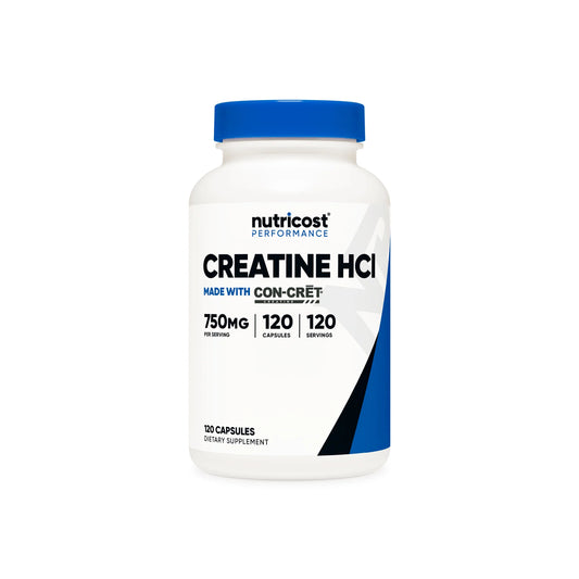 Nutricost Creatine HCl (750 MG) (120 Capsules)