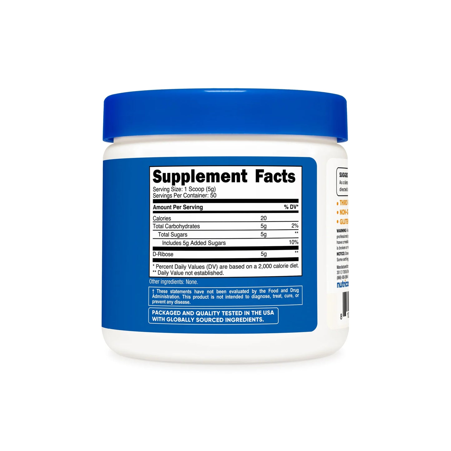 Nutricost D-Ribose Power