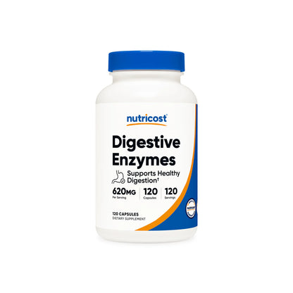 Nutricost Digestive Enzyme Complex Capsules (335 MG) (120 Capsules)