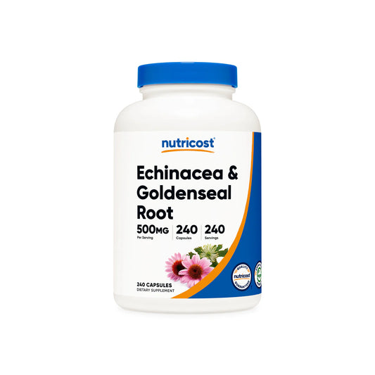 Nutricost Echinacea and Goldenseal Root Capsules (240 Capsules)