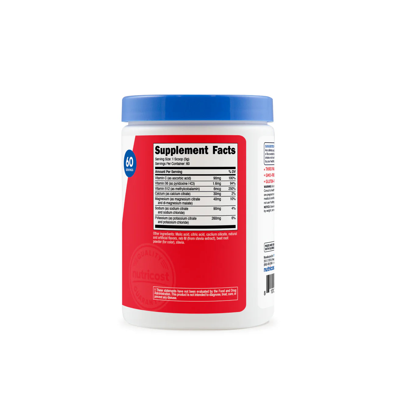 Nutricost Electrolytes Advanced Hydration Complex (60 SERV)