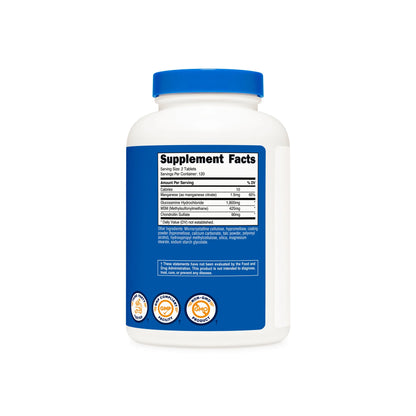 Nutricost Glucosamine + Chondroitin + MSM Tablets (240 TABS)