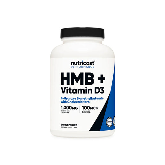 Nutricost HMB Capsules with Vitamin D3 (240 CAPS)