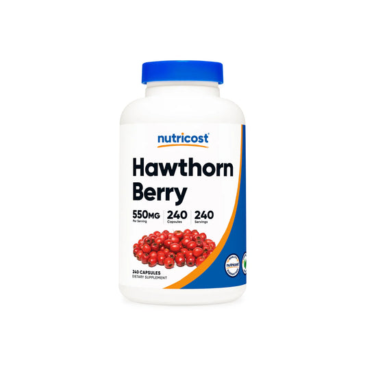 Nutricost Hawthorn Berry (550 MG) (240 Capsules)