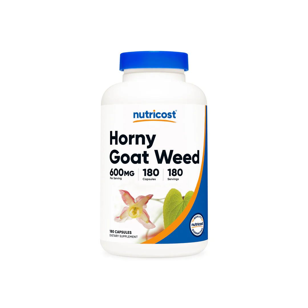 Nutricost Horny Goat Weed Capsules (600 MG) (180 Capsules)