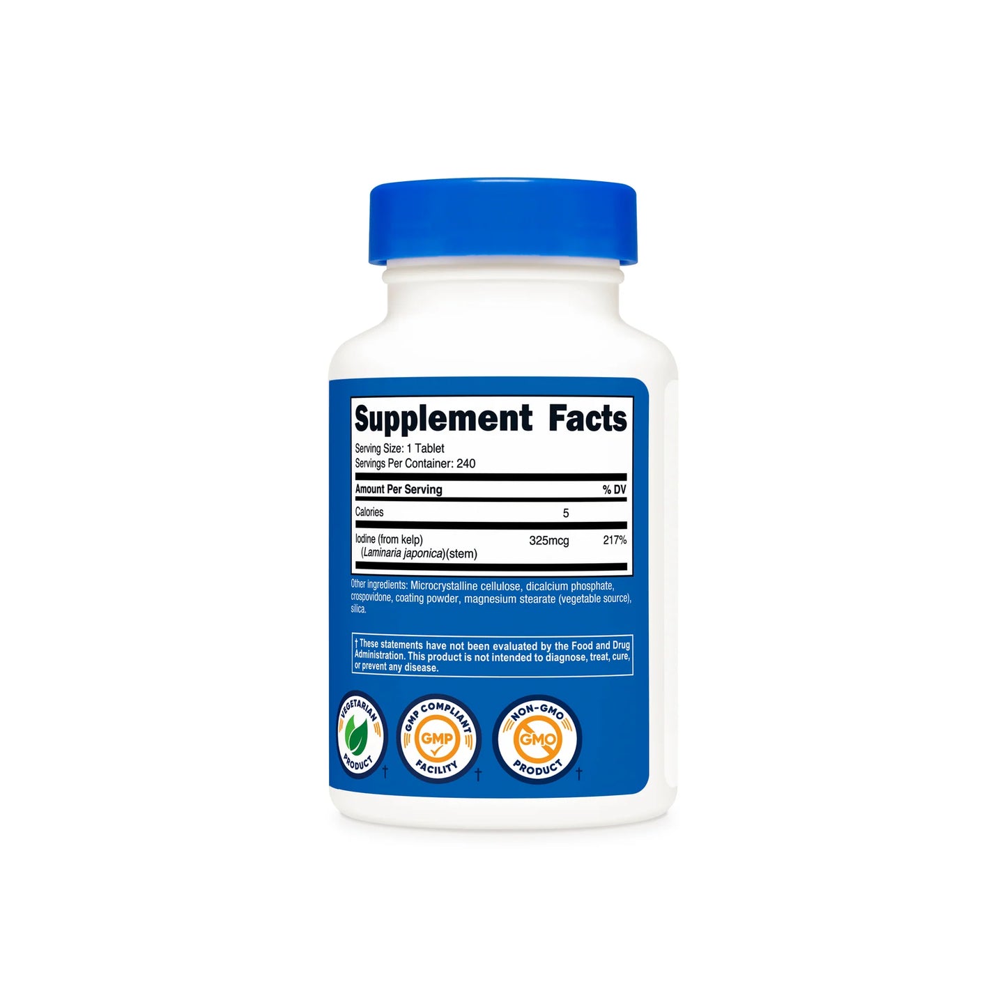 Nutricost Kelp Tablets (240 Tablets)