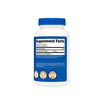 Nutricost Keratin Peptide Capsules