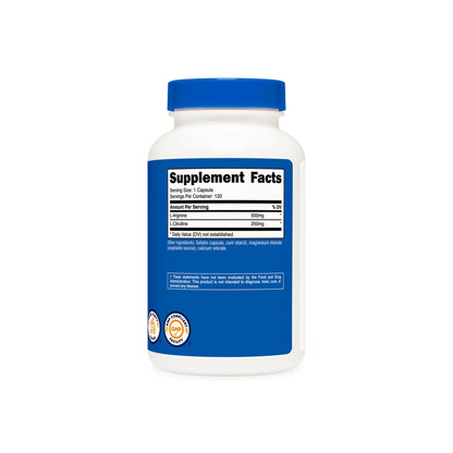 Nutricost L-精氨酸 + L-瓜氨酸胶囊