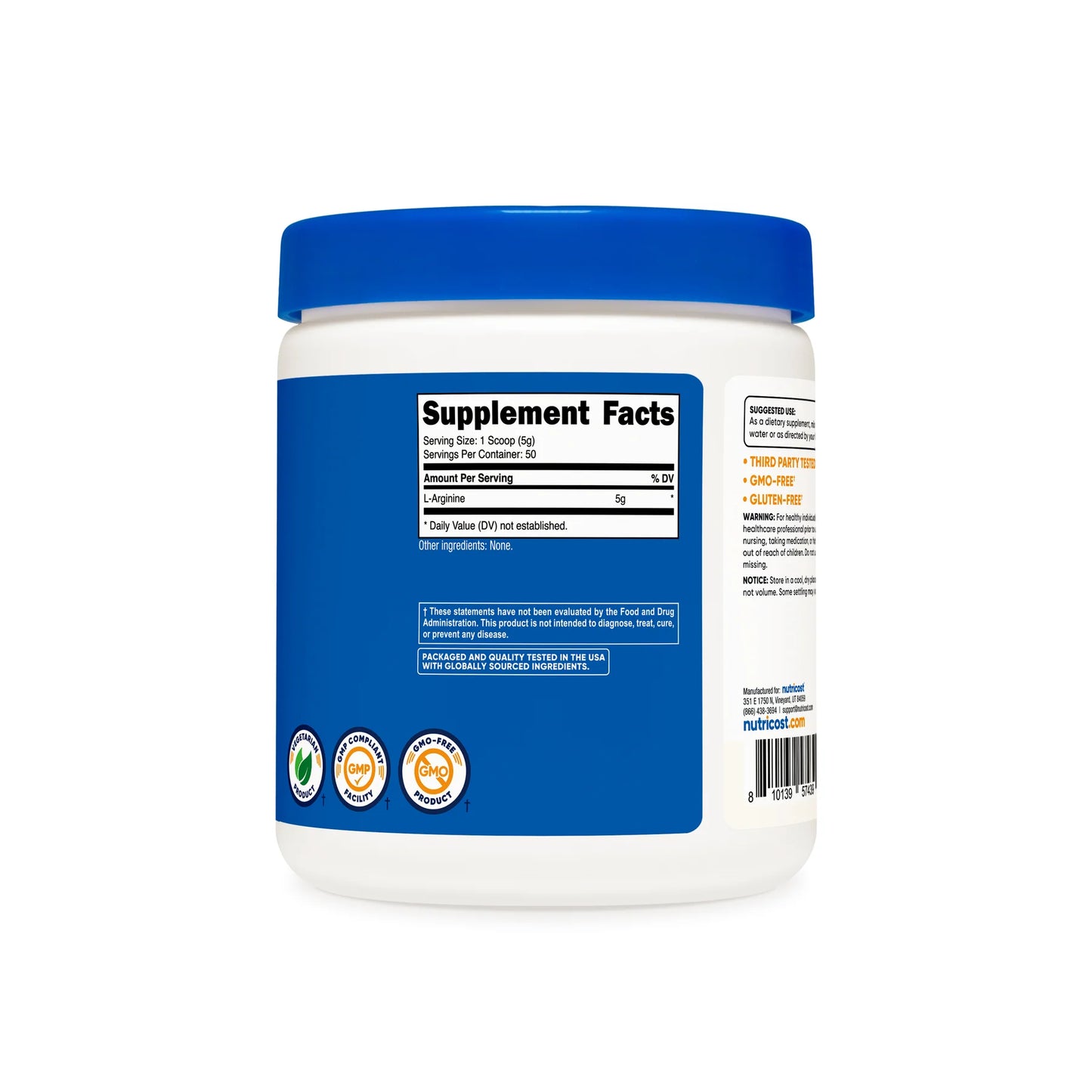 Nutricost L-精氨酸粉