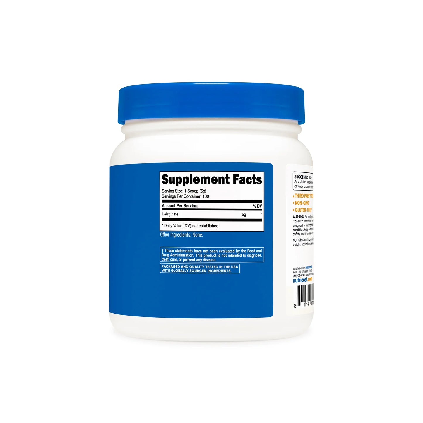 Nutricost L-精氨酸粉