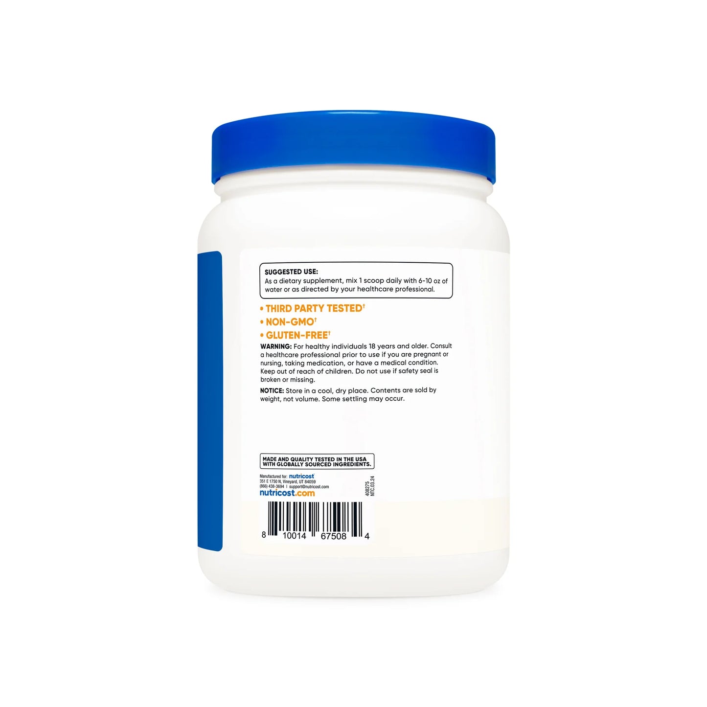 Nutricost L-Citrulline Malate (2:1) Powder (Unflavored)