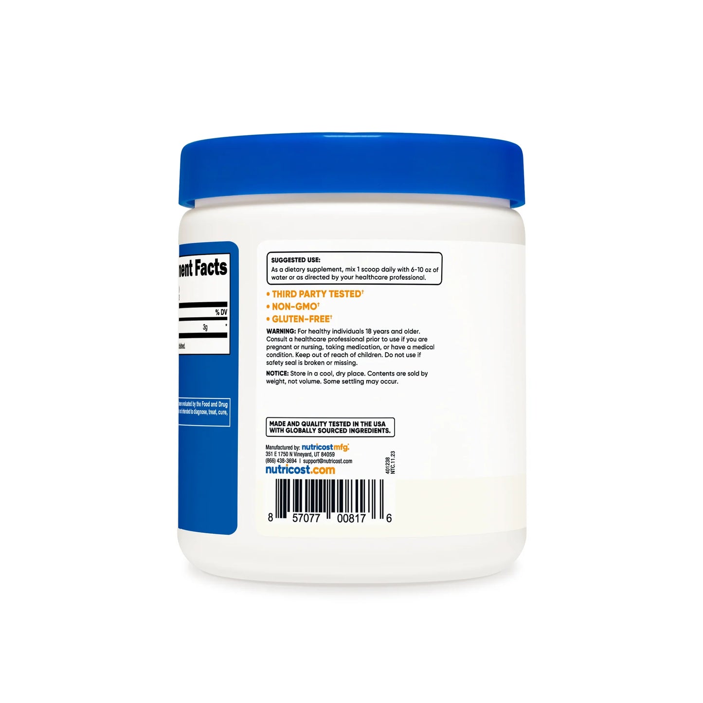 Nutricost L-Citrulline (Base) Power