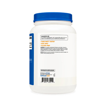 Nutricost L-瓜氨酸苹果酸盐 (2:1) 粉剂 (1.2 公斤)