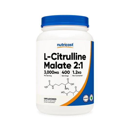 Nutricost L-Citrulline Malate (2:1) Powder (Unflavored)