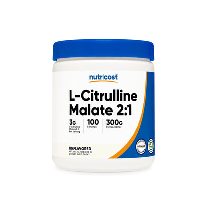 Nutricost L-Citrulline Malate (2:1) Powder (Unflavored)