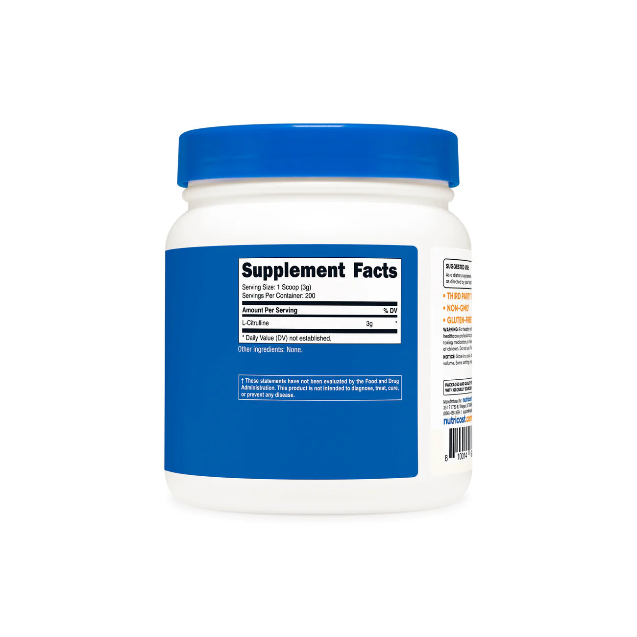 Nutricost L-Citrulline (Base) Power