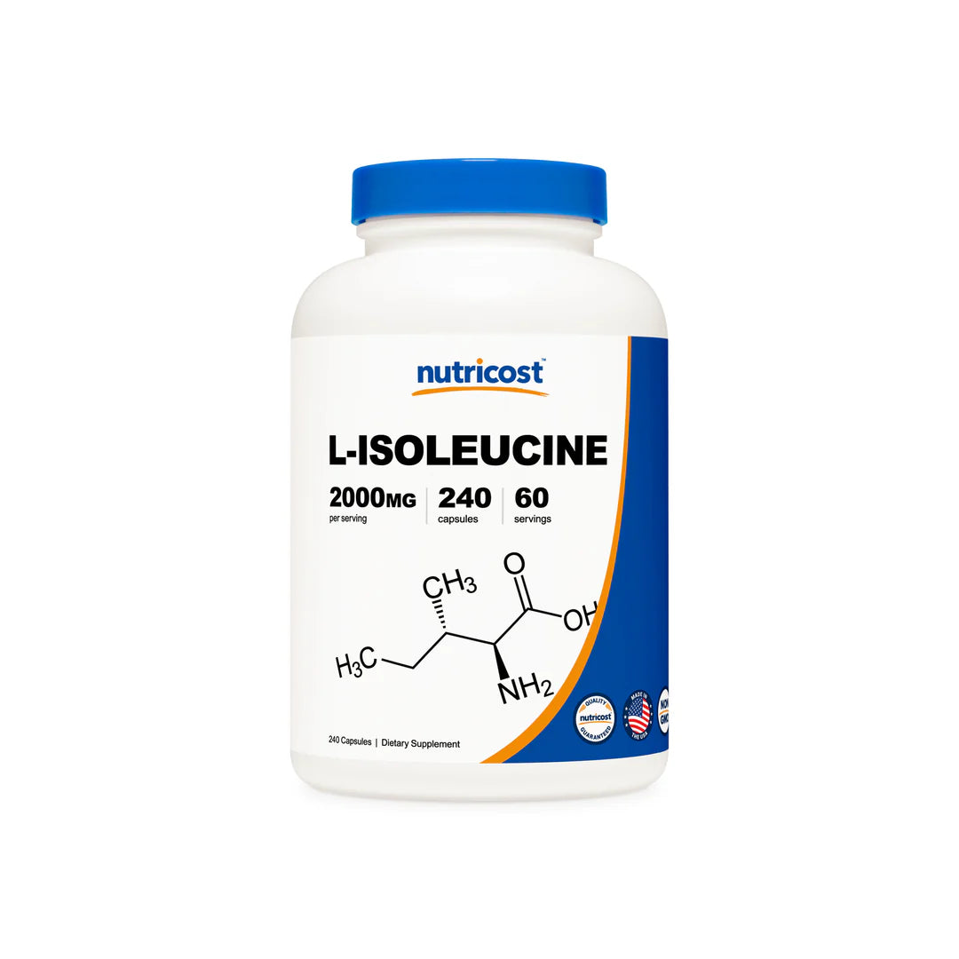 Gélules de L-isoleucine (500 MG) (240 gélules)