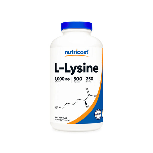 Nutricost L-Lysine Capsules (500 MG)
