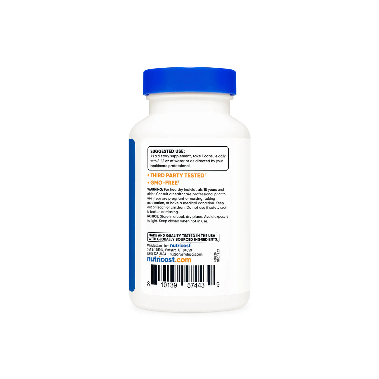 Nutricost Lactase Enzyme Complex (120 CAPS)