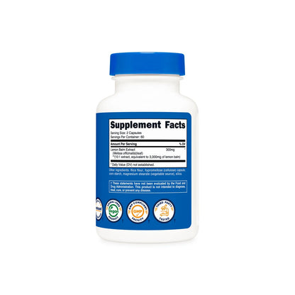 Nutricost Lemon Balm Capsules