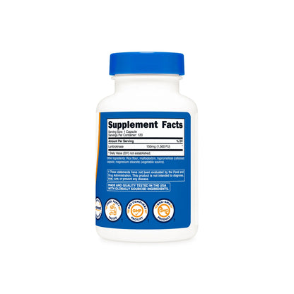 Nutricost Lumbrokinase Capsules (120 Capsules)